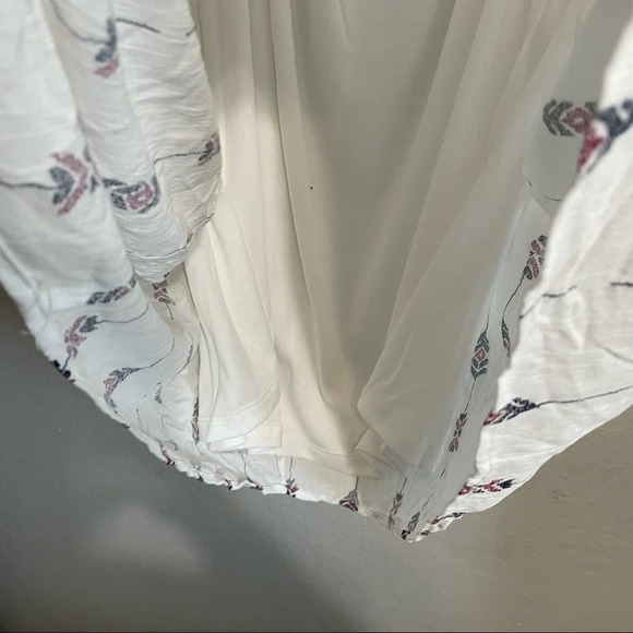 White Floral Off The Shoulder Boho New Dress​​​ - Picture 8 of 8